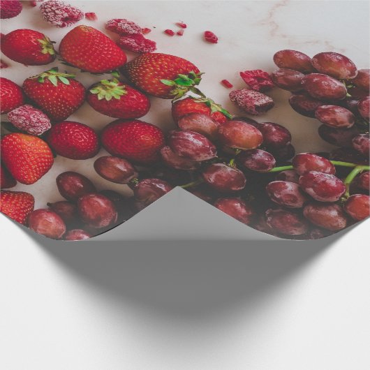 Gesunde Früchte Geschenkpapier (Ecke)