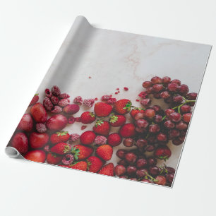 Gesunde Früchte Geschenkpapier