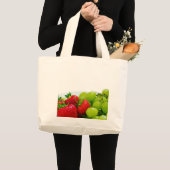 Gesunde Fruchtsalat-Schicksals-Geschenke Jumbo Stoffbeutel (Vorderseite (Produkt))