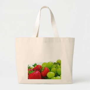 Gesunde Fruchtsalat-Schicksals-Geschenke Jumbo Stoffbeutel