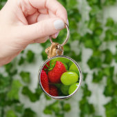 Gesunde Fruchtsalat-Schicksals-Geschenke Schlüsselanhänger (Hand)