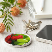 Gesunde Fruchtsalat-Schicksals-Geschenke Schlüsselanhänger (Seite)