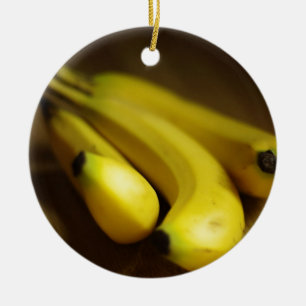 GESUNDE GELBE BANANEN KERAMIK ORNAMENT