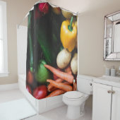 Gesunde Gemüse Duschvorhang (Beispiel)