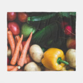 Gesunde Gemüse Fleecedecke (Vorderseite (Horizontal))