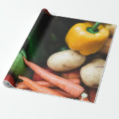 Gesunde Gemüse Geschenkpapier (Ungerollt)