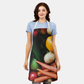 Gesunde Gemüse Schürze (Getragen)