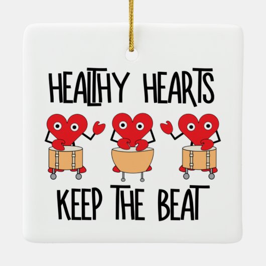 Gesunde Gesundheit Keramikornament (Rückseite)