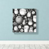 Gesunde Getränke Print Novelty: Wall Art Leinwanddruck (Insitu (Holzboden))
