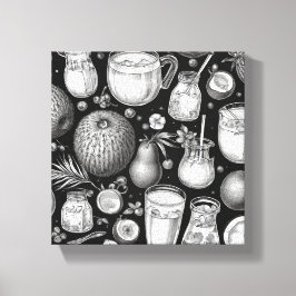 Gesunde Getränke Print Novelty: Wall Art Leinwanddruck