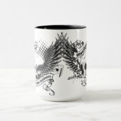 Gesunde grafische Tasse (Zentrum)