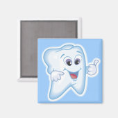 Gesunde Happy Tooth Magnet (Vorderseite/Rückseite)