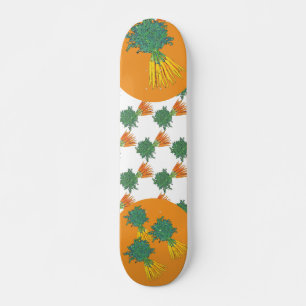 Gesunde Karotten Skateboard