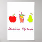 Gesunde, lebendige Farben Kunst, Ernährung und Get Poster (Vorne)