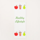 Gesunde, lebendige Farben Kunst, Ernährung und Get Yogamatte (Vorderseite)