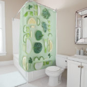 Gesunde Lebensmittel Duschvorhang (Beispiel)