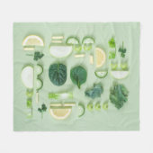 Gesunde Lebensmittel Fleecedecke (Vorderseite (Horizontal))