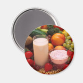 Gesunde Lebensmittel Magnet (Vorderseite/Rückseite)