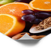 Gesunde Lebensmittel Poster (Ecke)