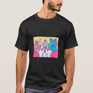 Gesunde Lebensmittel und Junky Food T-Shirt
