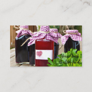 Gesunde Lebensmittel Visitenkarte