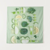 Gesunde Lebensmittel Wandteppich (Vorderseite)