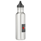 Gesunde Lebensweise Edelstahlflasche (Links)