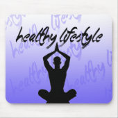Gesunde Lebensweise Mousepad (Vorne)
