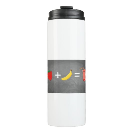 Gesunde Lebensweise Thermosbecher (Vorderseite)