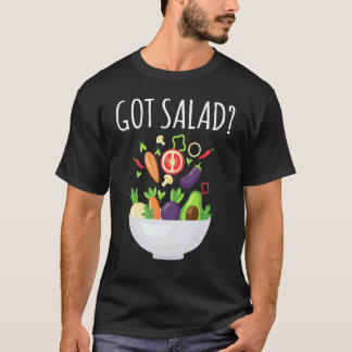 Gesunde Mahlzeiten Bekamen Salat Schüssel Frische  T-Shirt