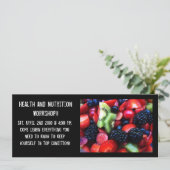 Gesunde Menschen Einladung (Stehend Vorderseite)