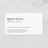 Gesunde Obst und Gemüse - Hintergrund Visitenkarte (Rückseite)