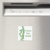 Gesunde Reben und Blume Magnet (In Situ (Geschirrspüler))