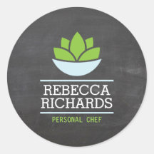 Gesunde Salate Gemüse Catering Logo-Tafel