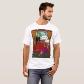 Gesunde Schokolade auf Shirtfront T-Shirt (Vorne ganz)