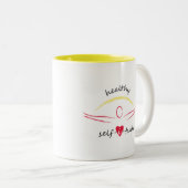 Gesunde Selfitude Tasse (VorderseiteRechts)