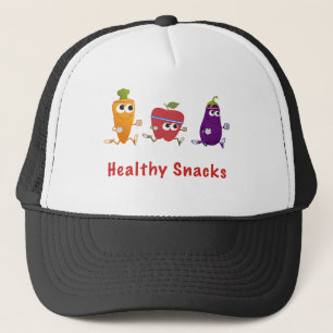 Gesunde Snacks Truckerkappe