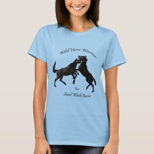 Gesunde Strecke für gesunde wilde Pferde T-Shirt (Vorderseite)