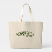 Gesunde Stuff-Tasche Jumbo Stoffbeutel (Rückseite)