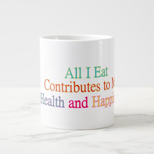 Gesunde Tasse essen 2 (Vorderseite)