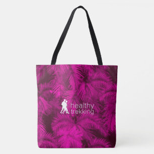 Gesunde Trekking Hawaiian Pink Palms Beach Bag Tasche