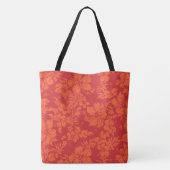 Gesunde Trekking Hawaiianischer Hibiskus Red Beach Tasche (Rückseite)