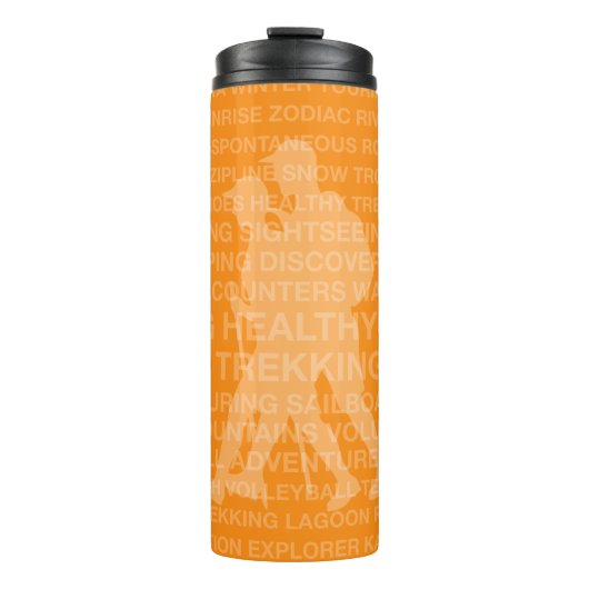 Gesunde Trekking-Mandarine Thermosbecher (Vorderseite)