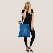 Gesunde Trekking Royal Blue Words Beach Bag Tasche (Am Model)