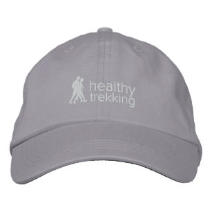 Gesunde Trekking-White-Logo bestickt Reisetasche Bestickte Baseballkappe