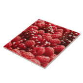 Gesunde und nahrhafte rote Beeren Fliese (Seite)