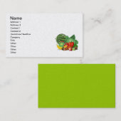 gesunde_Vector_Clipart FRUITS GEMÜSE Gärtnerei Visitenkarte (Vorne/Hinten)