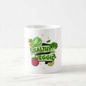 Gesunde Veggie Kaffeetasse (Mittel)