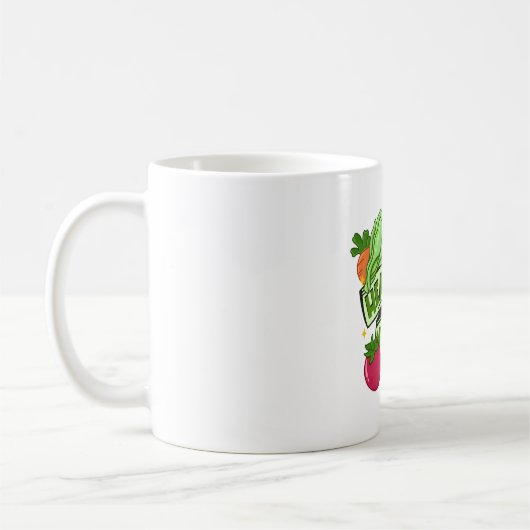 Gesunde Veggie Kaffeetasse (Links)