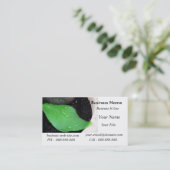 Gesunde Visitenkarte (Stehend Vorderseite)